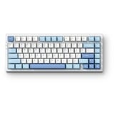 MCHOSE G75 Pro Tri-mode Gasket Structuur Mechanisch gaming toetsenbord Blauw, US lay-out, KTT Cabbage Tofu V2, 75%, RGB, hot swap, PBT Double-Shot, 2.4 GHz / USB-C / Bluetooth