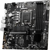 MSI PRO B760M-P socket 1700 moederbord Zwart, RAID, Gb-LAN, Sound, µATX