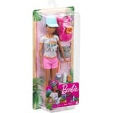 Mattel Barbie Wellness Hiking speelset met hond Pop 