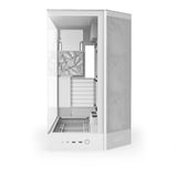 NZXT H9 Flow RGB midi tower behuizing Wit (mat) | 2x USB-A | 1x USB-C | RGB | Tempered Glass