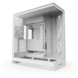 NZXT H9 Flow RGB midi tower behuizing Wit (mat) | 2x USB-A | 1x USB-C | RGB | Tempered Glass