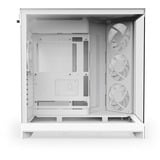 NZXT H9 Flow RGB midi tower behuizing Wit (mat) | 2x USB-A | 1x USB-C | RGB | Tempered Glass