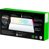 Razer BlackWidow V4 75%, gaming toetsenbord Wit, US lay-out, Razer Orange, RGB leds, TKL, Doubleshot ABS, hot swap