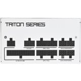SilverStone Triton 1000Rz modulaire 1000 watt voeding  Wit, 1x 12V-2x6, 4x PCIe