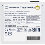 SilverStone Triton 1000Rz modulaire 1000 watt voeding  Wit, 1x 12V-2x6, 4x PCIe