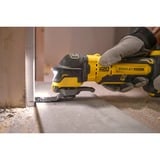 Stanley FATMAX V20 18V Brushless Oscillerende Multitool multifunctioneel gereedschap Geel/zwart, Koffer, 2 accu's (2.0Ah) en oplader (2A) inbegrepen