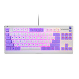 SteelSeries Apex 3 TKL RGB gaming toetsenbord Lichtpaars, US lay-out (QWERTY), SteelSeries Whisper-Quiet, 80% (TKL)	, RGB leds