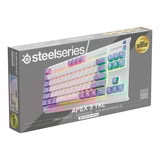 SteelSeries Apex 3 TKL, gaming toetsenbord Lichtpaars, US lay-out, SteelSeries Whisper-Quiet, RGB leds, TKL