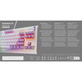 SteelSeries Apex 3 TKL, gaming toetsenbord Lichtpaars, US lay-out, SteelSeries Whisper-Quiet, RGB leds, TKL