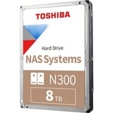 Toshiba N300 8 TB harde schijf HDWG480UZSVA, SATA/600, 24/7, Bulk