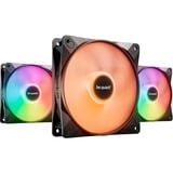 be quiet! Light Wings LX PWM high-speed 120 mm Triple Pack case fan Zwart, 4-Pin PWM, LED, 3 stuks