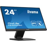 iiyama ProLite T2454MSC-B2AG 23.8" monitor Zwart, Touch, HDMI, DisplayPort, Audio, USB