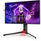 AOC AGON Pro AG274UXP 27" 4K Ultra HD Gaming Monitor Zwart/rood, HDMI, DisplayPort, Sound