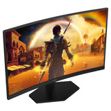 AOC C27G42FE 27" curved gaming monitor Zwart/rood, HDMI, DisplayPort, 180 Hz