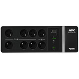 APC Back-UPS BE500G2-FR - Noodstroomvoeding Zwart, 8x Schuko, 500VA, 1 USB oplader, 1 USB datapoort