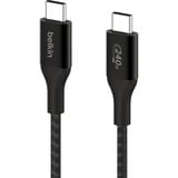 Belkin BOOSTCHARGE USB-C to USB-C Cable 240W kabel Zwart, 1 meter