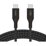 Belkin BOOSTCHARGE USB-C to USB-C Cable 240W kabel Zwart, 1 meter