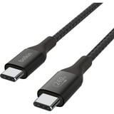 Belkin BoostCharge USB-C > USB-C kabel Zwart, 1 meter, 240 W