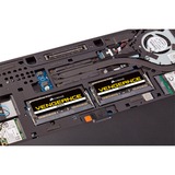 Corsair 32 GB DDR4-3200 (2x 16 GB) Kit laptopgeheugen Zwart, CMSX32GX4M2A3200C22, Vengeance