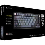 Corsair K65 Plus Wireless RGB mechanisch gaming toetsenbord Zwart, US lay-out (QWERTY), Corsair Red, 75%, RGB leds, PBT double-shot