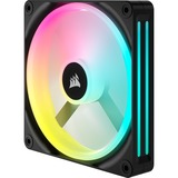 Corsair iCUE LINK QX140 RGB Uitbreidingskit case fan Zwart, 140 x 140 x 25 mm, PWM