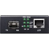 Cudy MC220P Gigabit PoE Ethernet Media Converter mediaconverter Zwart, PoE