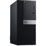 Dell OptiPlex 7070 MT Refurbished pc-systeem Zwart | Core i5-9500 | UHD Graphics 620 | 16 GB | 2 TB + 512 GB SSD