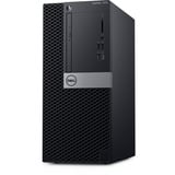 Dell OptiPlex 7070 MT Refurbished pc-systeem Zwart | Core i5-9500 | UHD Graphics 620 | 16 GB | 2 TB + 512 GB SSD