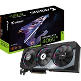 GIGABYTE AORUS GeForce RTX 4060 Ti ELITE 8G grafische kaart 2x HDMI, 2x DisplayPort, DLSS 3