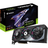 GIGABYTE AORUS GeForce RTX 4060 Ti ELITE 8G grafische kaart 2x HDMI, 2x DisplayPort, DLSS 3