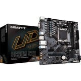 GIGABYTE B650M S2H socket AM5 moederbord Zwart/grijs, RAID, Gb-LAN, Sound, µATX