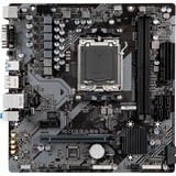 GIGABYTE B650M S2H socket AM5 moederbord Zwart/grijs, RAID, Gb-LAN, Sound, µATX