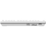 HelloGanss HS75T White RGB mechanisch toetsenbord Wit, US lay-out (QWERTY), TTC-Switches, 75%, RGB leds, PBT Doubleshot keycaps, hot swap, 2,4 GHz | Bluetooth | USB-C