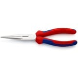 KNIPEX Platspitse tang met zijsnijder 200mm grijptang Rood/blauw