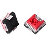 Keychron Low Profile Optical Red Switch-Set, 87 stuks keyboard switches Rood/transparant
