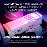 Kingston FURY Beast RGB 16 GB DDR5-5600 (1x 16 GB) werkgeheugen Wit, KF556C40BWA-16, XMP 3.0
