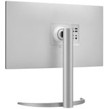 LG UltraFine 27UP850K-W 27" 4K Ultra HD monitor Zilver/zwart, 1x DisplayPort, 2x HDMI, 2x USB-A, 1x Thunderbolt