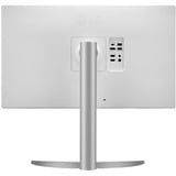 LG UltraFine 27UP850K-W 27" 4K Ultra HD monitor Zilver/zwart, 1x DisplayPort, 2x HDMI, 2x USB-A, 1x Thunderbolt
