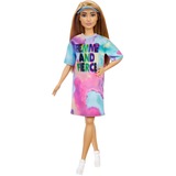 Mattel Barbie Fashionistas Doll 159 - Tie-Dye T-Shirt Dress Pop 