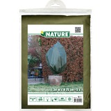Nature Winterafdekhoes met koord, 50 g/m² afdekking Groen, 2 x Ø 75 cm