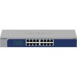 Netgear GS516 switch Grijs/blauw