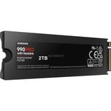 SAMSUNG 990 PRO Heatsink 2 TB SSD PCIe 4.0 x4, NVMe 2, M.2 2280, RGB leds