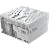 Seasonic FOCUS GX-1000 1000W ATX3.1 voeding  Wit, 1x 12VHPWR, 3x PCIe, kabelmanagement