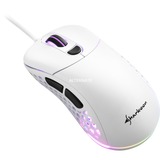 Sharkoon Light² 200 gaming muis Wit, 50 - 16,000 dpi, RGB leds