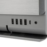 SilverStone Crown 04 HTPC behuizing Donkergrijs | 4x USB-A | 1x USB-C