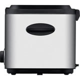 Steba DF95F - Minifriteuse/Fondue frituurpan Roestvrij staal/zwart, 1,25 Liter