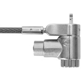 Targus DEFCON Ultimate Universal Master Keyed Cable Lock with Slimline Adaptable Lock Head diefstalbeveiliging Zilver, 25 stuks