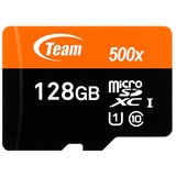 Team Group microSDXC 128 GB geheugenkaart Zwart/oranje, UHS-I U1, Class 10