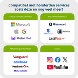 Yubico YubiKey 5 NFC security key Zwart, USB-A, NFC, FIDO-gecertificeerd