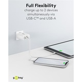 goobay 65W GaN USB-C PD Dual Fast Charger Wit